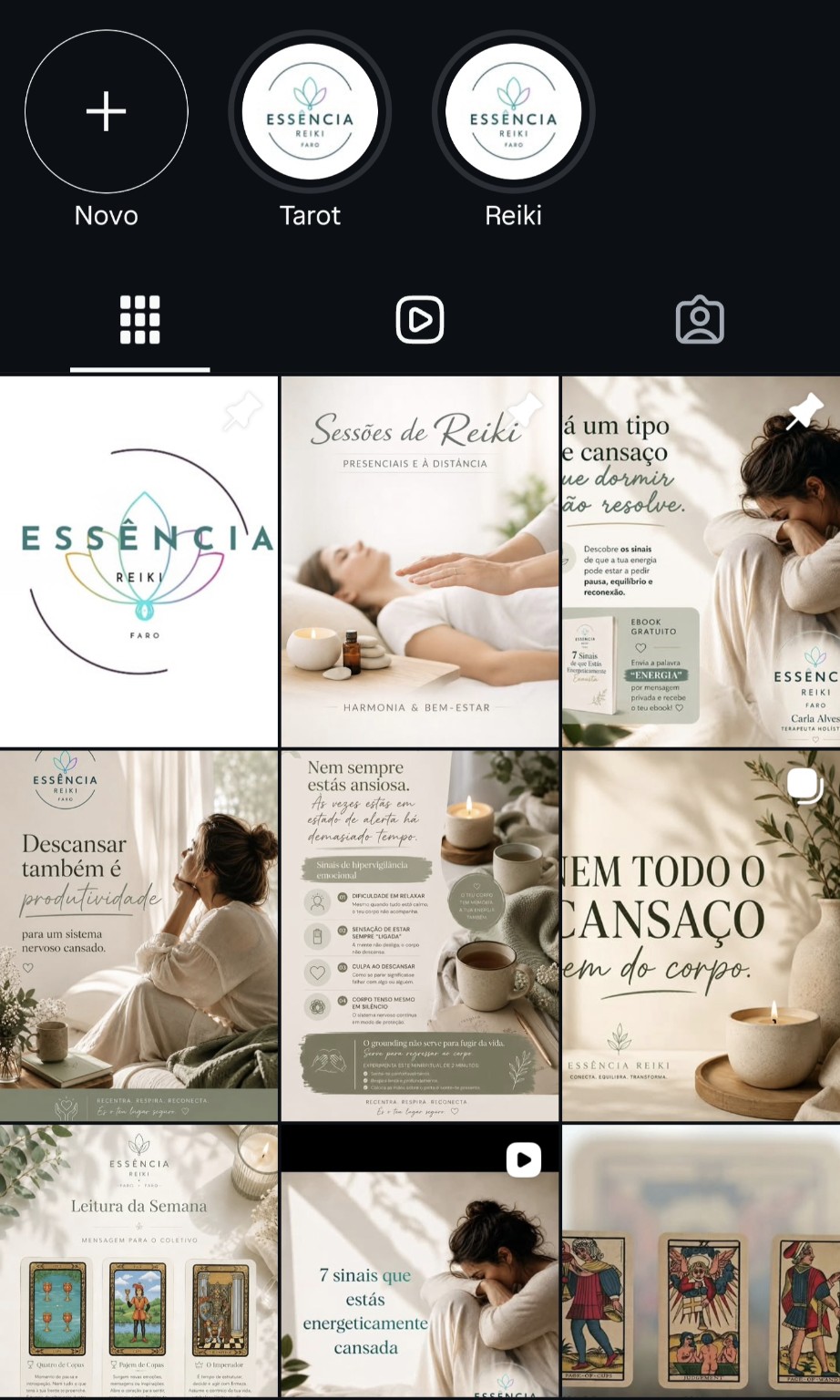 Instagram Essência Reiki